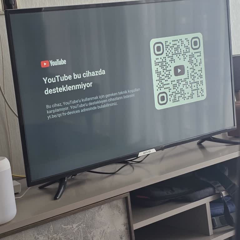 Onvo Ov42250'de Youtube Uygulaması Desteklenmiyor Ve Web Tube'ye Yönlendiriliyor