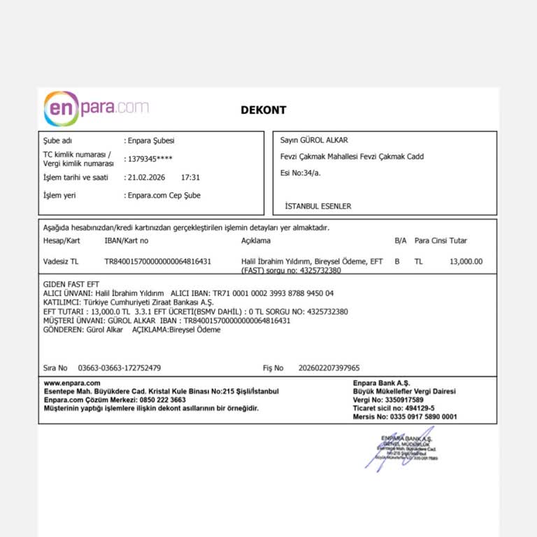 Ziraat Bankasından Sahte Siteye Gönderilen 13.000 TL'nin İadesi İçin Talep