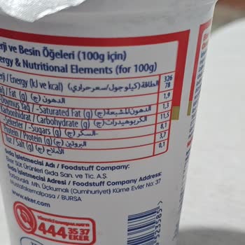 Eker Yoğurtta Son Kullanma Tarihi Okunamaz, Açık Görünürlük Talebi