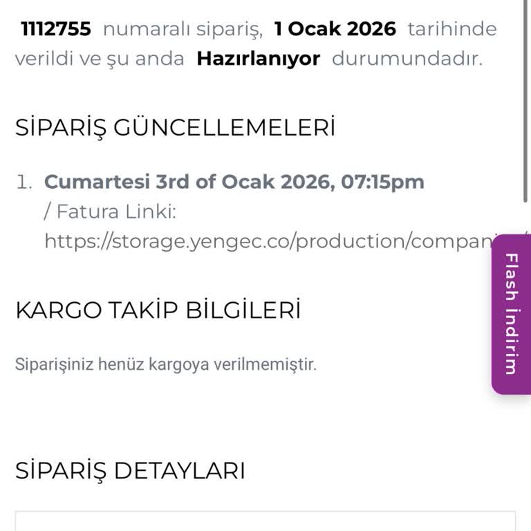 Organic Scarfs Teslim Edilmemiş Sipariş Ve İade Reddi Şikayeti