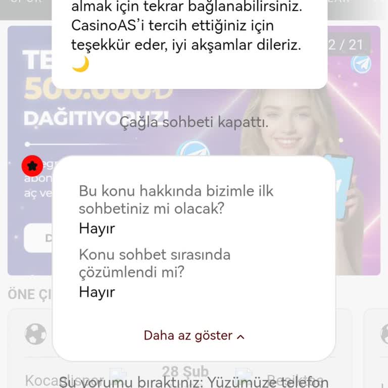 720 TL Yatırımımın Hesaba Geçmemesi Ve Yetersiz Canlı Destek