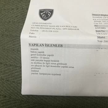 Peugeot 2008'de Sürekli Arızalar Ve Araç Değişim Talebi