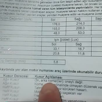Tüvtürk Araç Muayene Şikayeti!