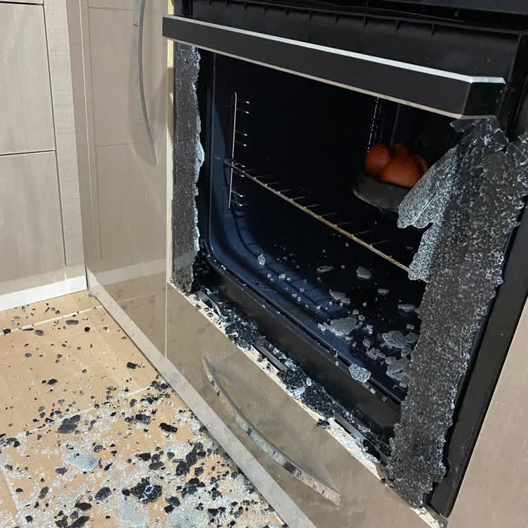 Woox Fırın Camı Patladı, Yetkili Servisin İlgisizliği Ve Belgesiz Tutumu