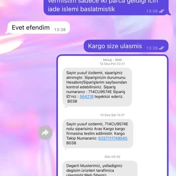 Eksik Ürün Gönderildi, 1.539 TL İade Edilmedi