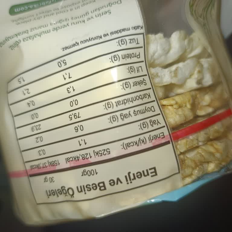 Glutensiz Fabrika Basmati Pirinç Patlağının Yanlış Kalori Etiketi Diyetimi Bozdu