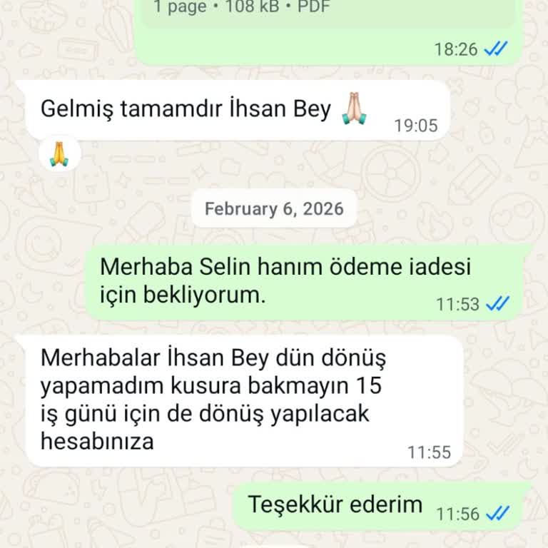 İstanbul Özel Çevre Hastanesi’nden İptal Edilen Ameliyat Ücretinin Geri Ödenmemesi