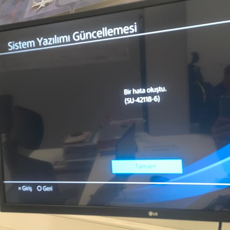 Blu-Ray Arızası Nedeniyle Yazılım Güncellemesi Yapılamıyor