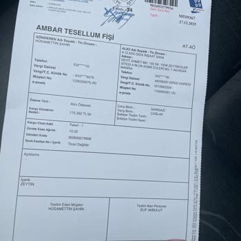 Bozuk Zeytin Siparişi Ve İade Ücretinin Reddedilmesi