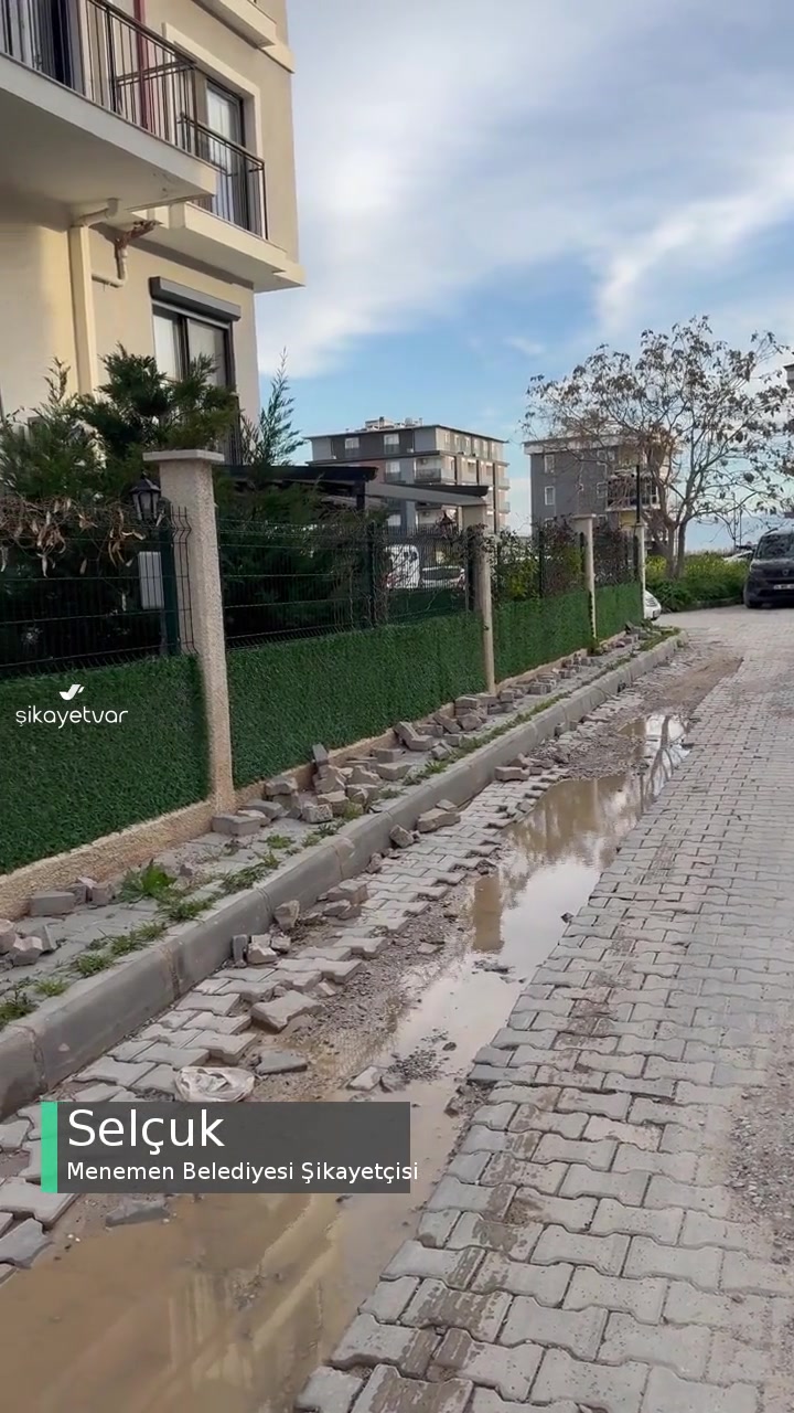 Seyrek/Menemen'deki Bozuk Yollar, Kaldırımlar, Pislik Ve Düzensizlik videonun kapak resmi