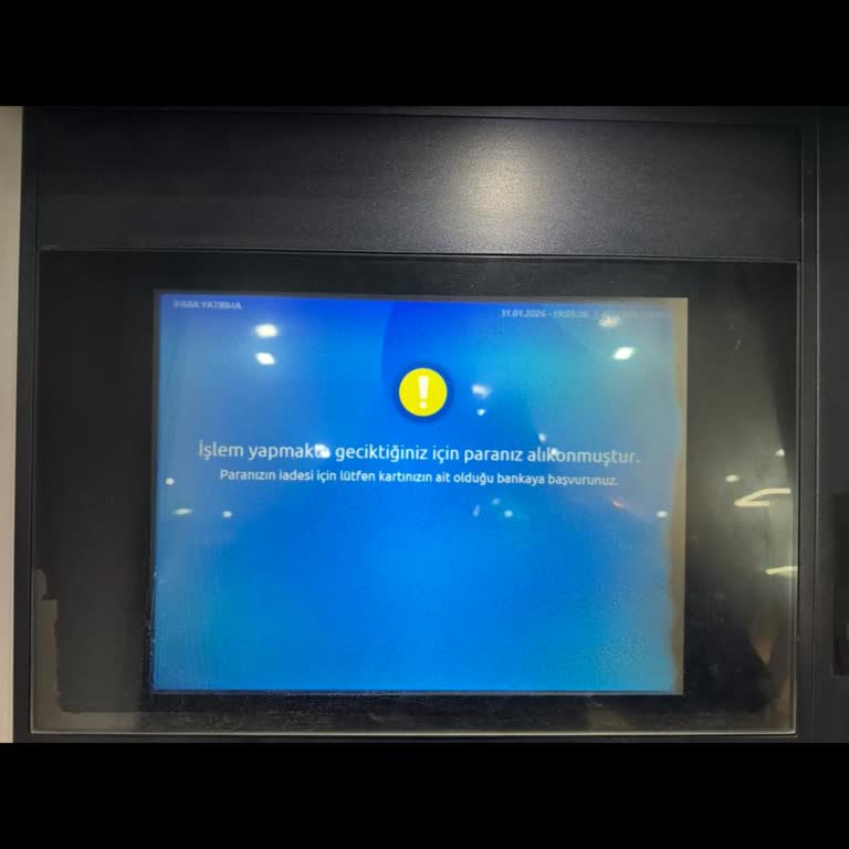 ATM Arızası Nedeniyle 19.600 TL Para Yatırma İşlemi Hesaba Yansımadı
