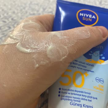 Nivea Sun Kids Ultra 50 SPF Kreminin Kristalleşmesi Çocuklar İçin Güven Sorunu