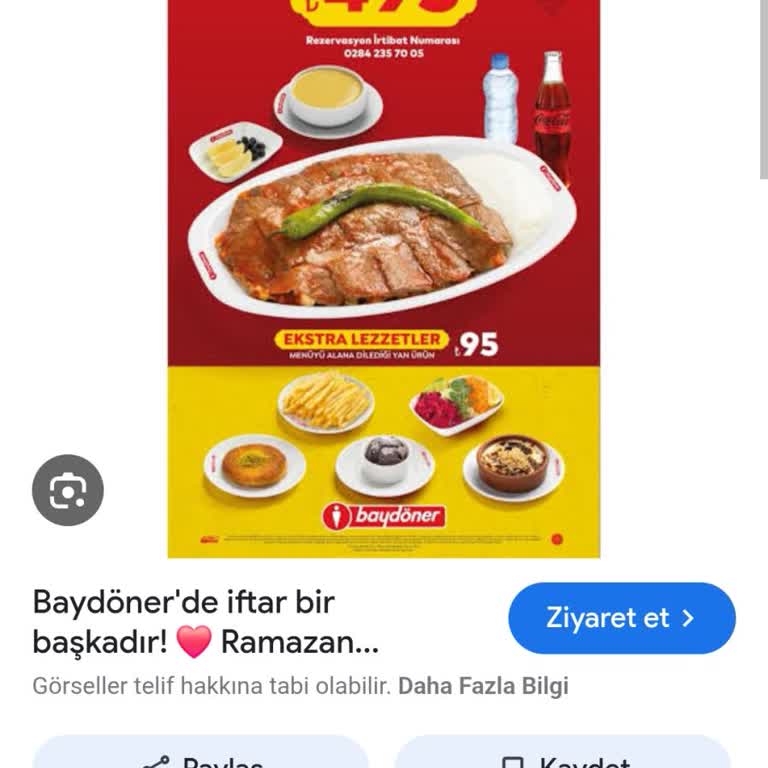 İftar Menüsü Yanlış Bilgilendirildi Ve Kasada Kaba Tutumla 100 TL Fazla Ücret Alındı