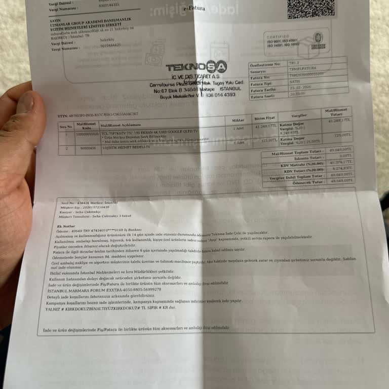 TCL Servis Ekibi Tuğla Duvara Montajı Reddi