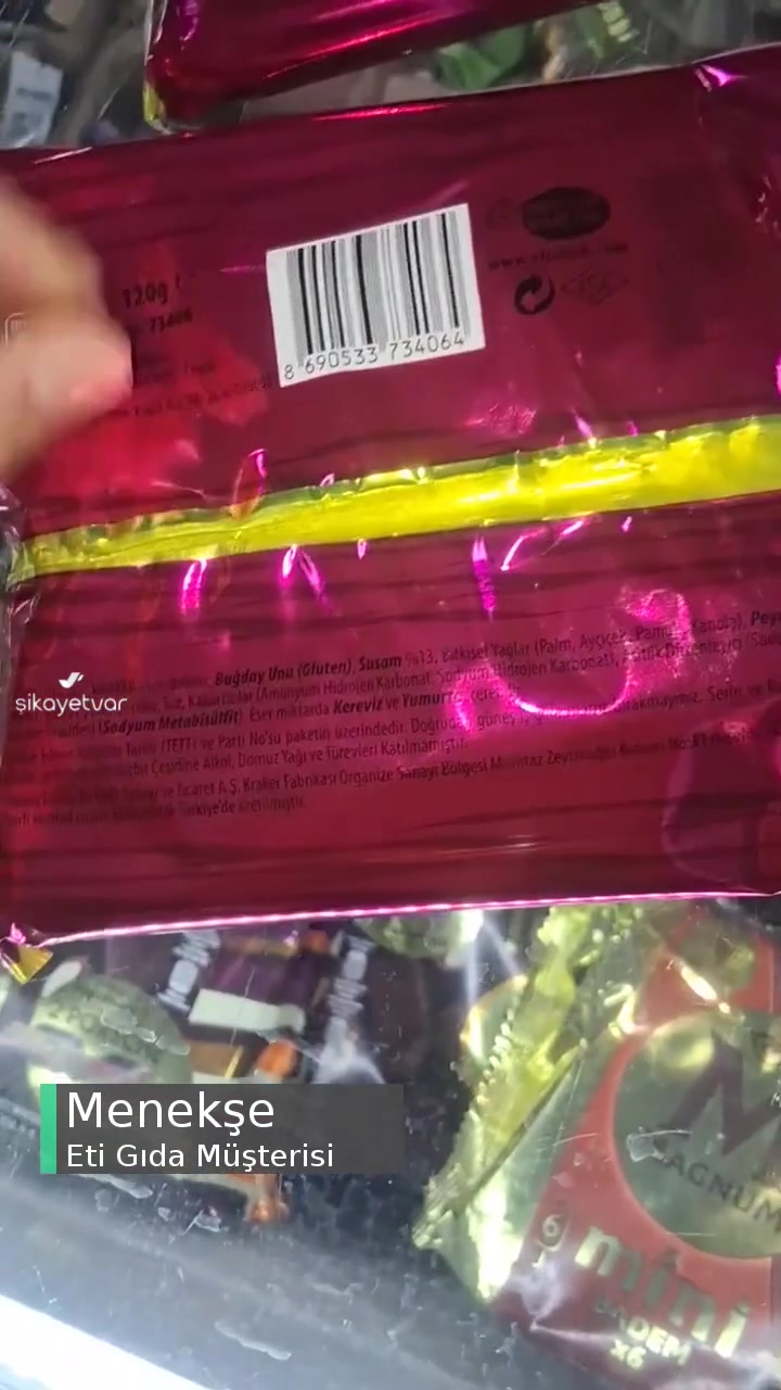 Eti Gıda Hatalı Ürün, Tarih Yok videonun kapak resmi