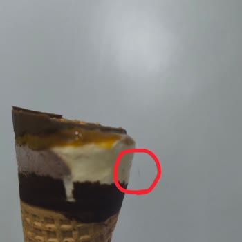 Cornetto Dondurmasında Kıl Çıktı Hijyen Sorunu