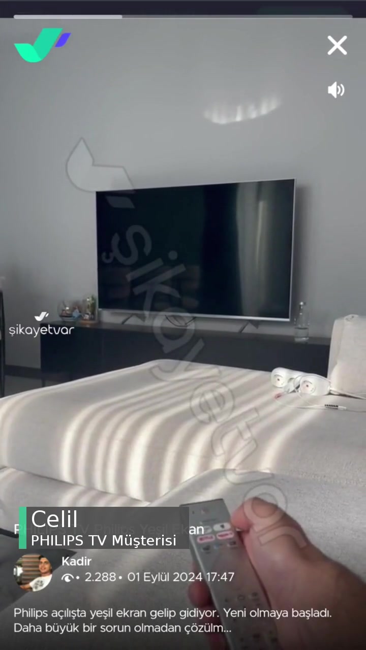 Philips Pus8507 Yeşil Ekran Patlıyor! videonun kapak resmi