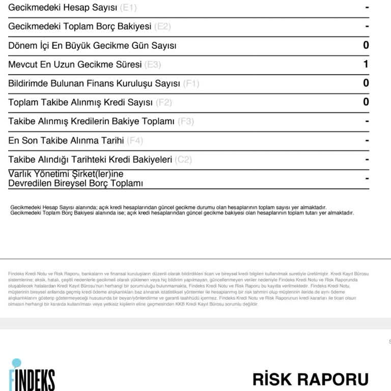 Findeks'te Yanlış E3 Kodu Kredimi Reddetmeye Neden Oluyor