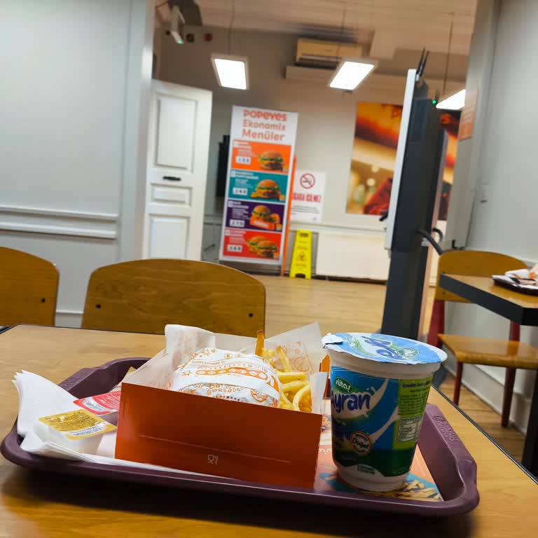 Popeyes Kadıköy Şubesinde Soğuk Yemek, Eksik İçecek Ve Oturma İzni Reddi