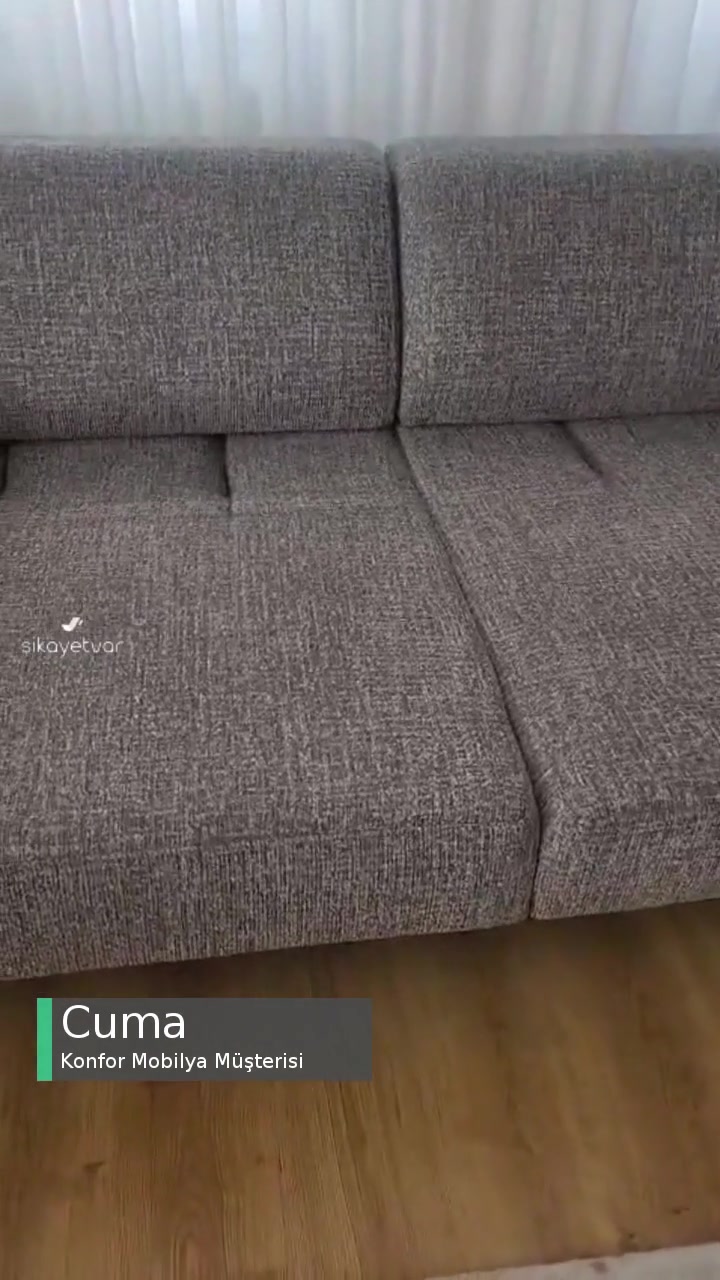 Konfor Mobilya Sözde En Üst Düzey Koltuk Takımının Arkasında Durmadı! videonun kapak resmi