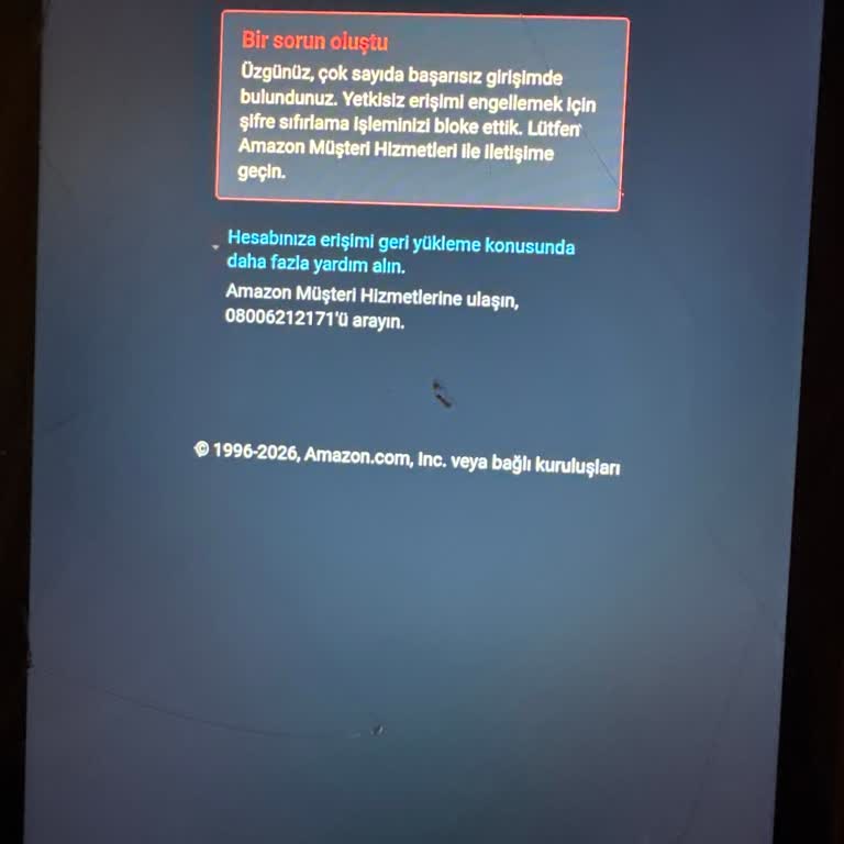 Kimlik Doğrulama Sorunu Ve Müşteri Hizmetlerine Ulaşılamıyor