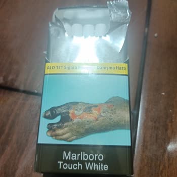 Marlboro Touch White Paketi Eksik Dolum 20 Yerine 19 Sigara