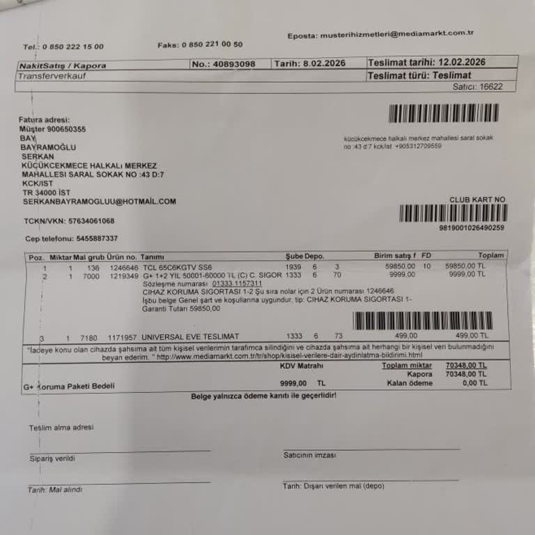 Media Markt’ta TCL TV Fiyat Farkı, Performans Sorunu, Gizli Ücretler Ve İade Reddi