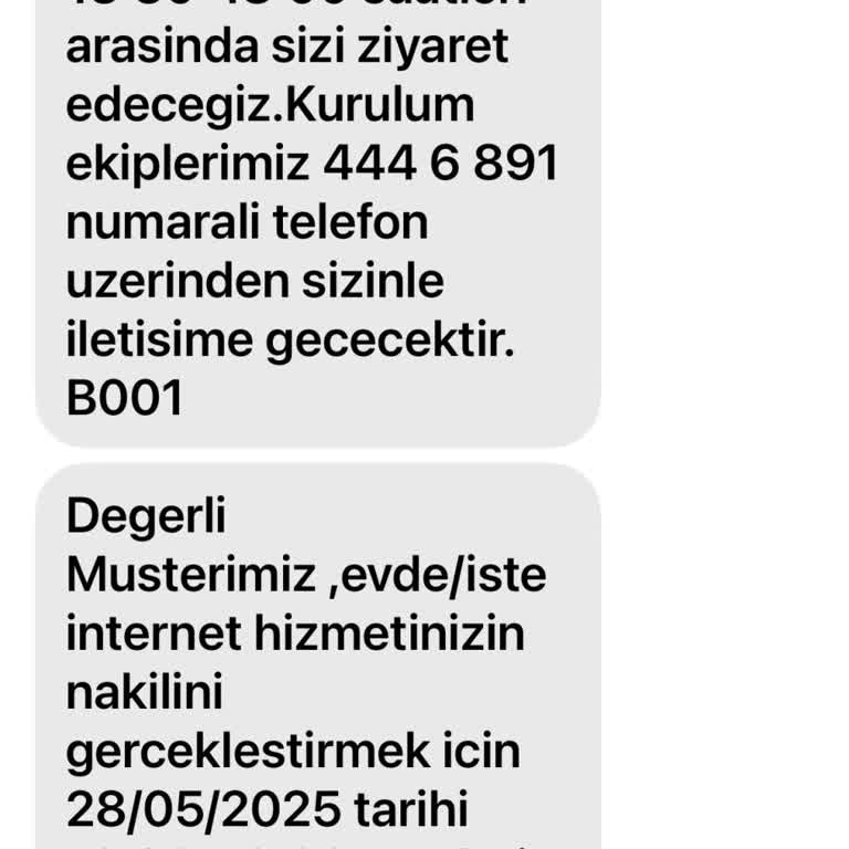 Türk Telekom'da Fiber Dönüşüm Sürecinde Sürekli Randevu İptalleri Ve Adres Güncelleme Sorunu