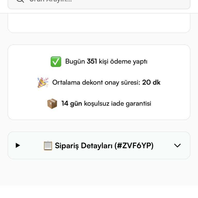 EFT Ödemesi Sonrası Ürün Gönderilmedi Ve İade Talebine Yanıt Gelmedi