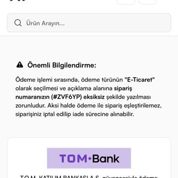 EFT Ödemesi Sonrası Ürün Gönderilmedi Ve İade Talebine Yanıt Gelmedi