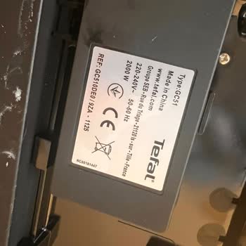 Tefal Supergrill 3in1 Basma Kolu Kırıldı, Yedek Parça Bulunamıyor