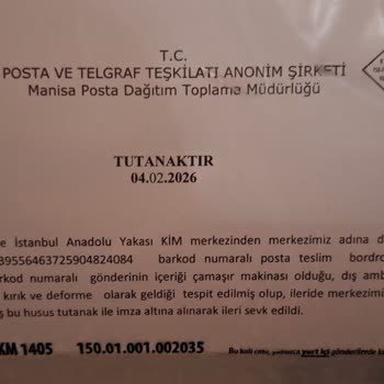 Epttavm'den Gelen Hasarlı Çamaşır Makinesi İçin İade Ve Geri Ödeme Talebi