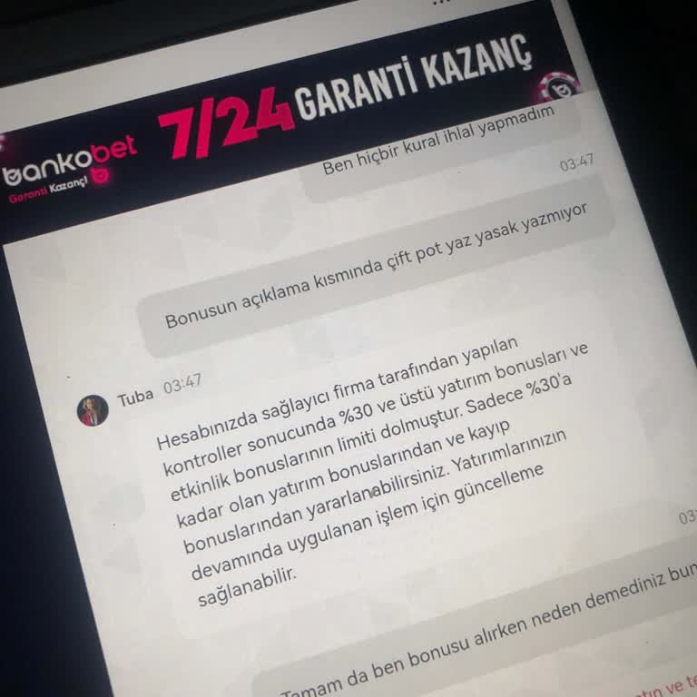 Bankobet’te Bonus İptali Ve 70 Bin TL Haksız Silinmesi