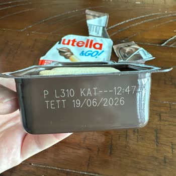 Bozuk Nutella GO Ürünü İçin Değişim Talebi