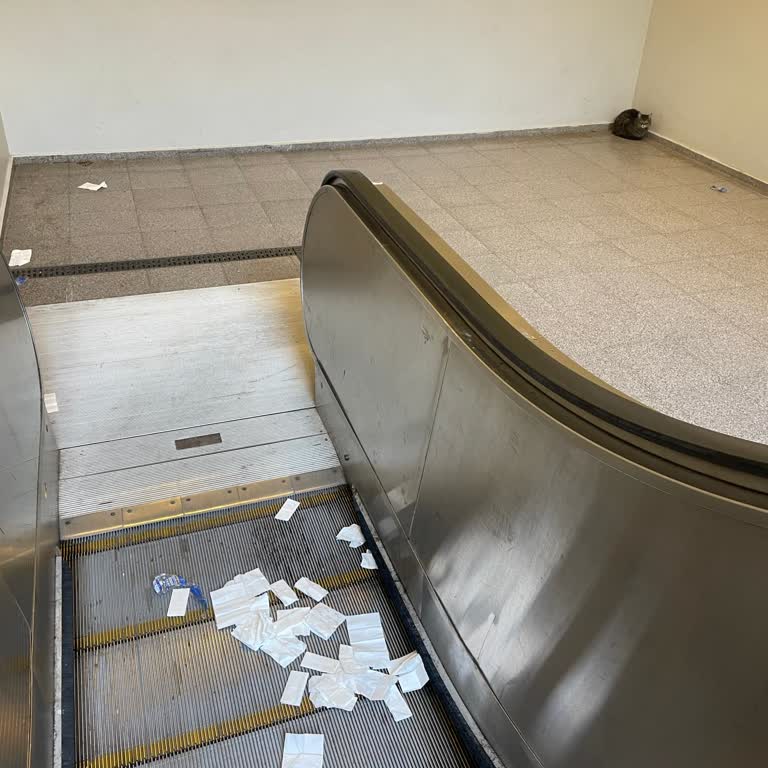 Alt Geçitteki Kedi Yemek Ve Yatak Kaplarının Sürekli Çalınması Ve Yürüyen Merdiven Arızaları