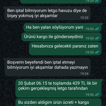 Letgo Hesabım Engellendi Ve Satıcı Tarafından Hakaret Edildim
