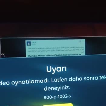 2024 Model Togg Araçta TV+ Video Oynatılamadı Uyarısı