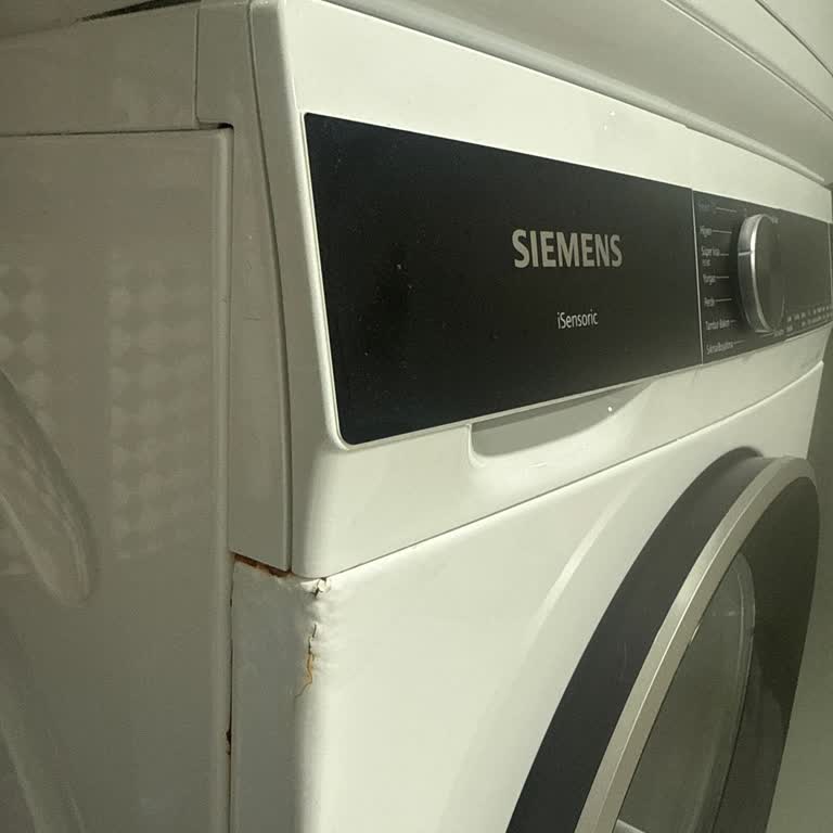 Yeni Siemens Çamaşır Makinesinde Deterjan Haznesi Paslanması Garanti Kapsamında Çözülmeli