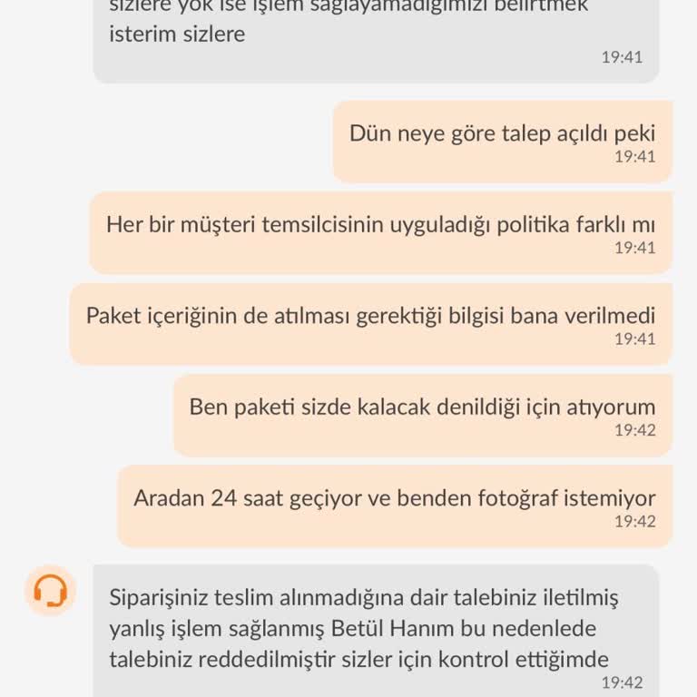 503,99 TL Tutarındaki Yanlış Teslim Edilen Siparişin İade Reddi