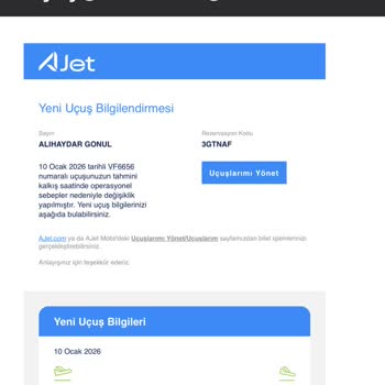 Ajet'in İptal Edilen Uçuşları Ve 30 Saatlik Bekleme Süresi İçin Tazminat Talebi