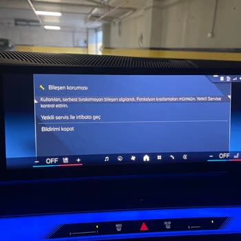 BMW Airbag Değişimi Sonrası Bileşen Koruması Uyarısı Ve Servis Gecikmesi