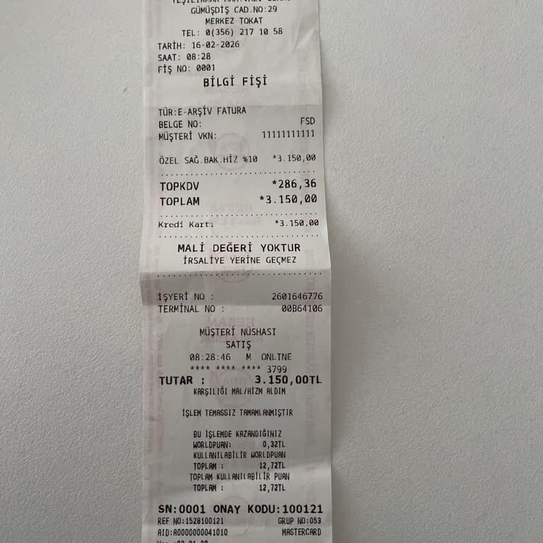 Tokat Medical Park Hastanesinde Paket Ameliyat Ücretine Ek 3.150 TL Ücret İadesi Talebi