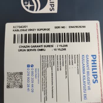 Philips XC7043 Telescopik Boru Parçası İçin Aşırı Fiyat Şikayeti