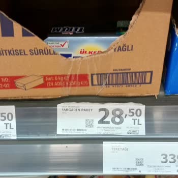 A101 Şubesinde Paket Tereyağı Fiyat Farkı İçin İade Talebi