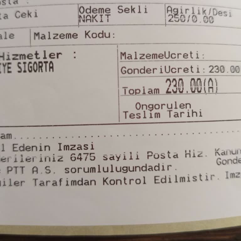 Amasya PTT Şubesinde Haksız Ücretlendirme Ve Kaba Tavır