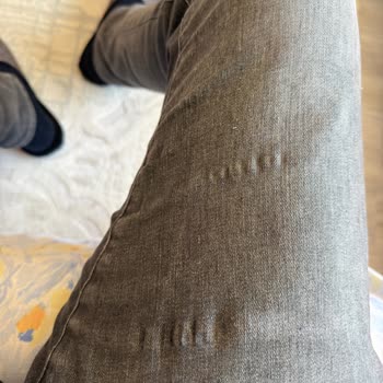 Mavi Pantolonlarda Kalıcı Kırışıklık Sorunu Ve Değişim Talebi