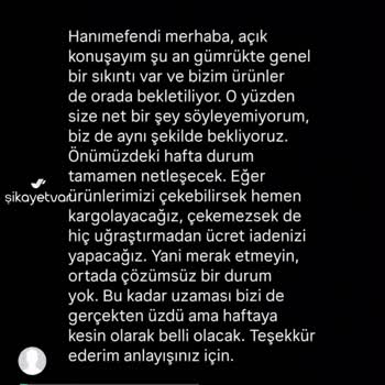 Miorras Ürünler Kargoya Bile Verilmedi!