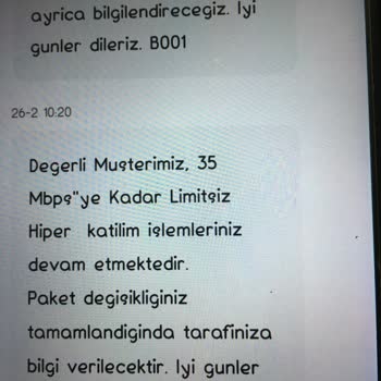 Yanıltıcı Bilgilendirme Sonrası Hız Artışı Gerçekleştirilemedi