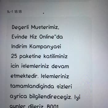 Yanıltıcı Bilgilendirme Sonrası Hız Artışı Gerçekleştirilemedi
