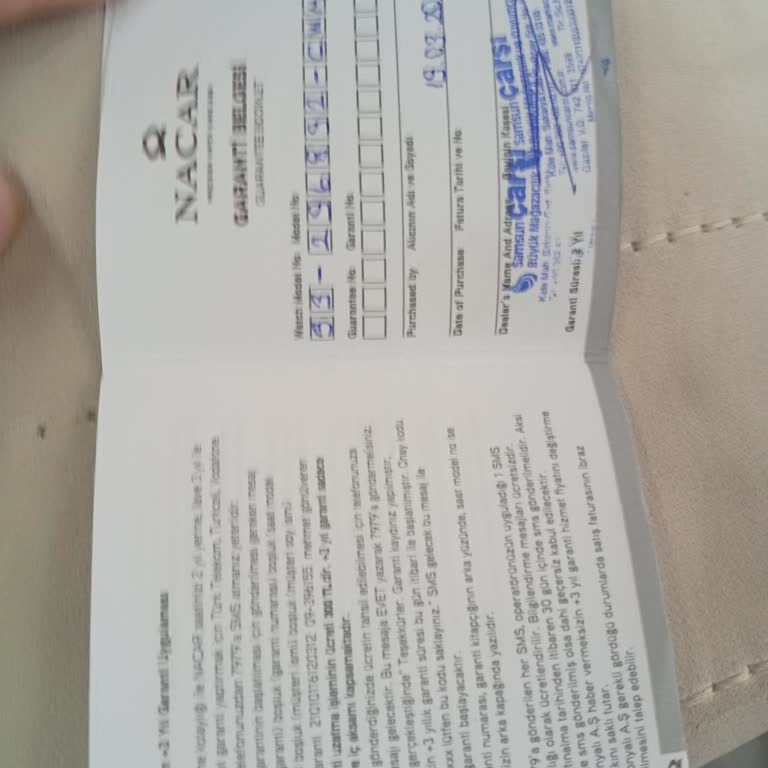 Nacar Saat Klipsinin Kendiliğinden Açılması Ve Garanti Servisinin Çözüm Bulamaması